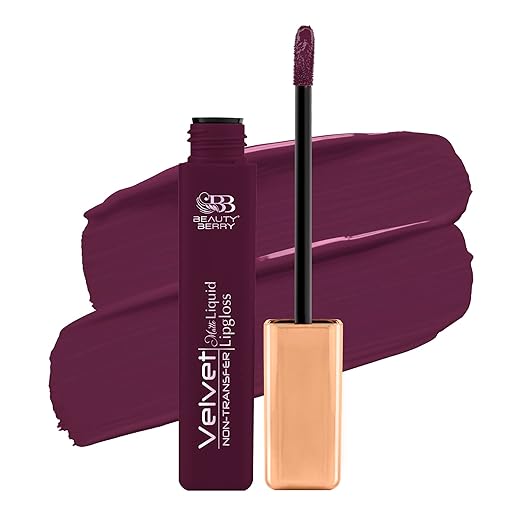 Beauty Berry Velvet Non Transfer Liquid Lipstick Purple Reign - 5 gms