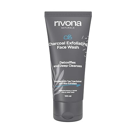 Rivona Naturals Charcoal Face Wash - 100 ml