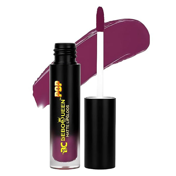 Bebo Queen Womens Matte Lip Gloss Lipstick Sherry Red - 50 gms