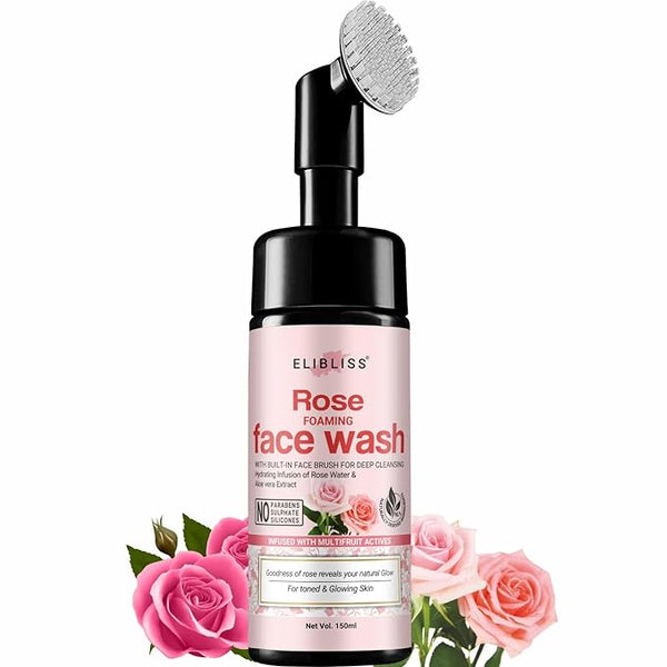 Elibliss Real Rose Foaming Face Wash - 150 ml