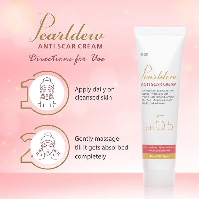 Pearldew Anti Scar Cream With Aloe Vera, Carrot, Bearberry - 25 Gms