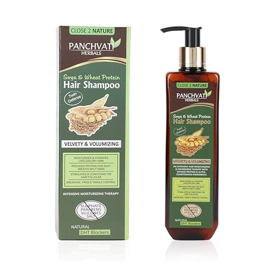 Panchvati Hair Shampoo with Soya & Wheat Protein - 300 ml