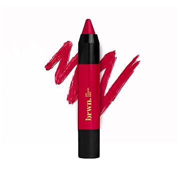 Brwn. Pro Melanin Care Creme Matte Lip Crayon 08 Cherry Pop - 3 gms