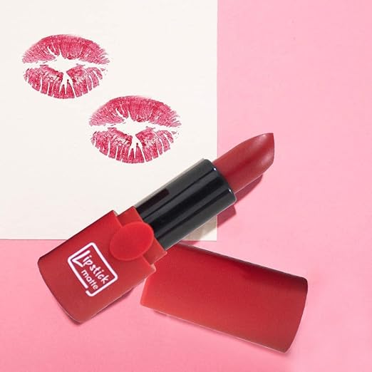 Kiss Beauty LTS Matte Color Lipstick Color Orange  - 20 gms