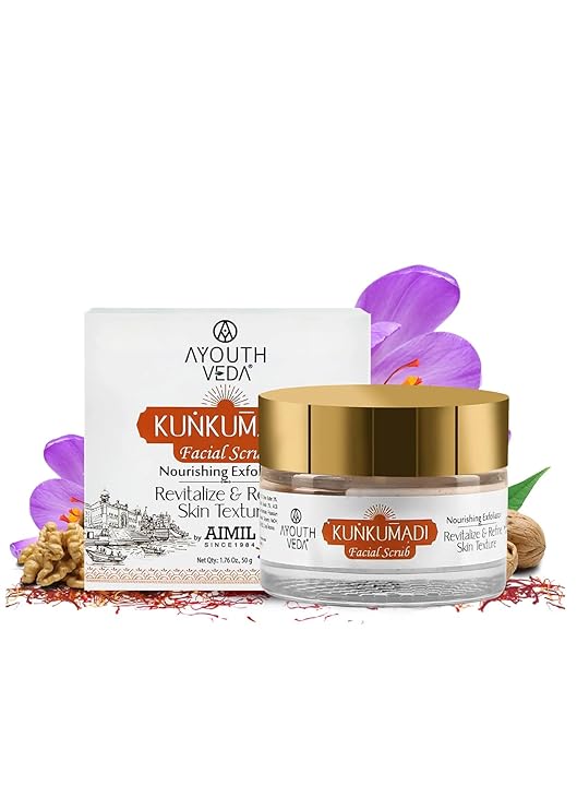 Ayouthveda Kunkumadi Face Scrub - 50 gms