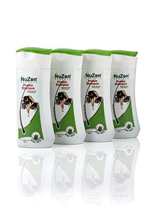 Nuzen Herbals Protein Shampoo - 200 ml (Pack of 4)