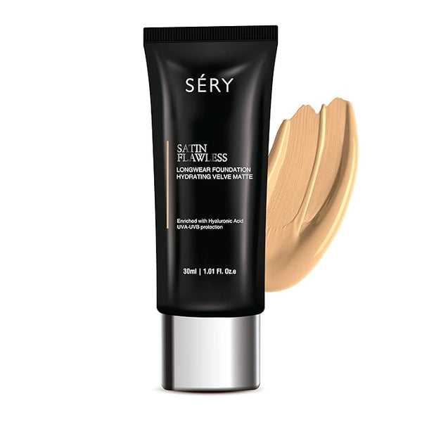 Sery Satin Flawless Longwear Foundation Light - 30 ml