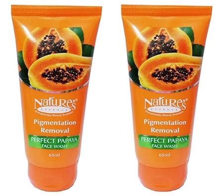 Nature's Essence Perfect Papaya Face Wash - 65 ml (Pack of 2)