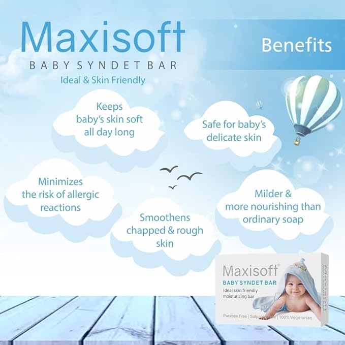 Maxisoft Baby Syndet Bar - 75 Gms