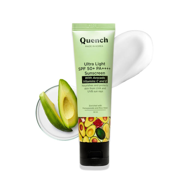 Quench Vitamin E Ultra Light SPF 50+ PA++++ Sunscreen - 50 ml