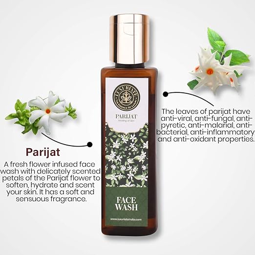 Luxuriate Healing of Skin Parijat Face Wash - 100 ml