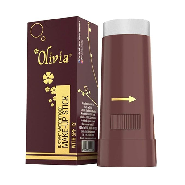 Olivia Instant Waterproof Shimmering Makeup Stick Concealer Pearl White - 15 gms