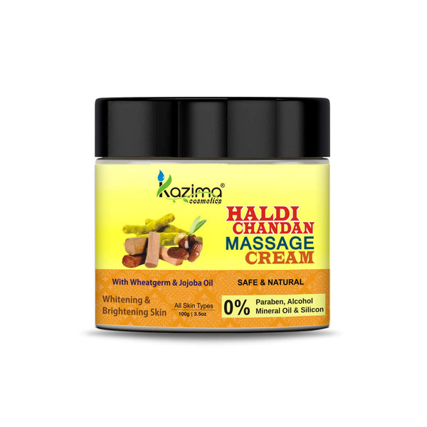 Kazima Haldi Chandan Massage Cream - 100 gms