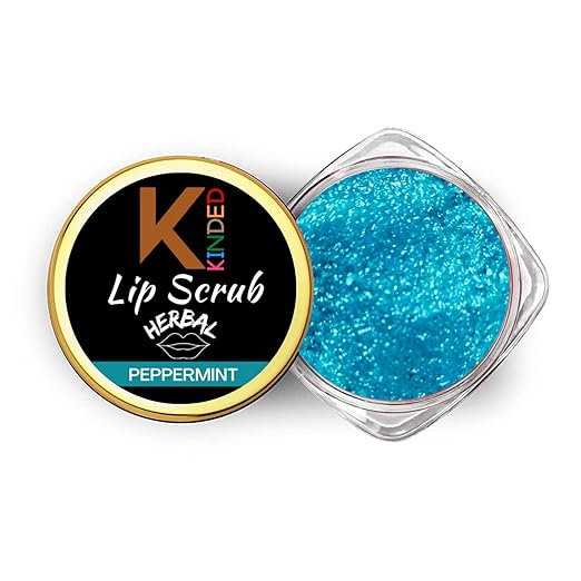 Kinded Lip Sugar Scrub Herbal Colour Peppermint - 10 gms