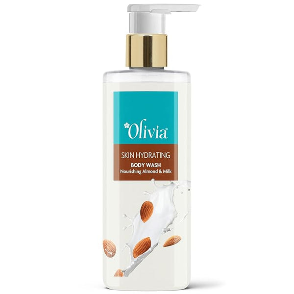 Olivia Body Wash Skin Hyderating Shower Gel With Nourishing Almond Milk - 250 ml