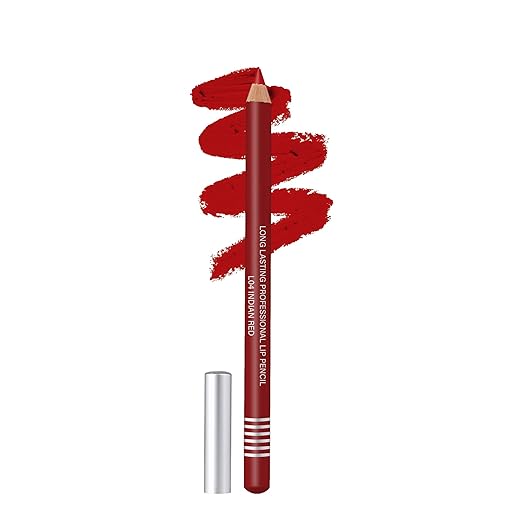 Colors Queen Matte Lip Liner Pencil For Professional Makeup L 04 Indian Red - 2 gms