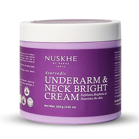 Nuskhe By Paras Underarm & Neck Bright Cream - 100 gms