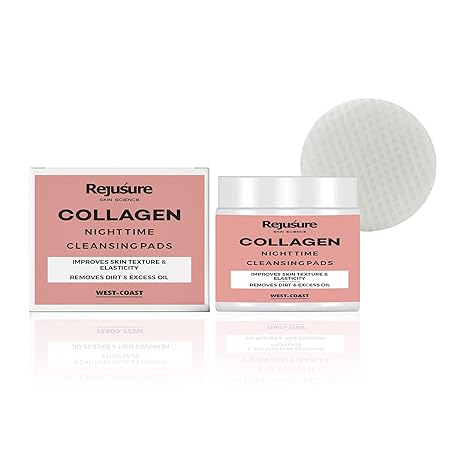 Rejusure Collagen Night Time Cleansing Pads - 50 gms