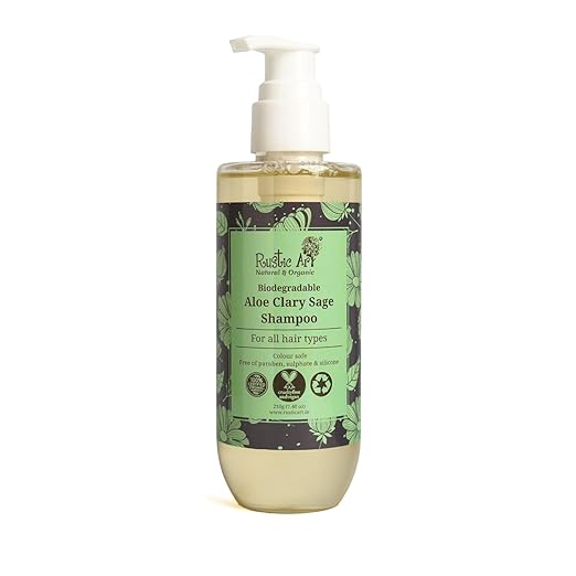 Rustic Art Aloe Clary Sage Shampoo - 210 gms