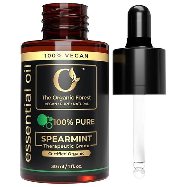 The Organic Forest Organic Spearmint Oil for Skin and Body Massage - 30 ml