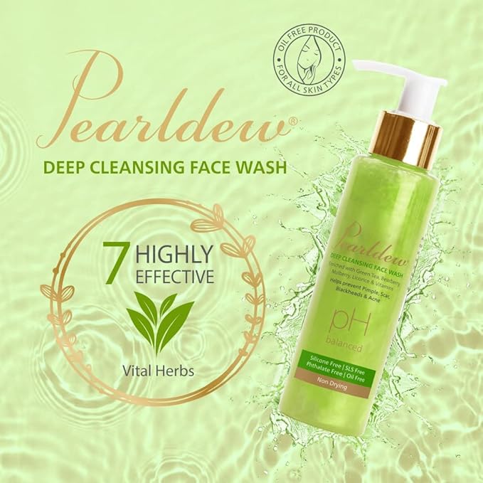 Pearldew Deep Cleansing Face Wash - 100 Ml