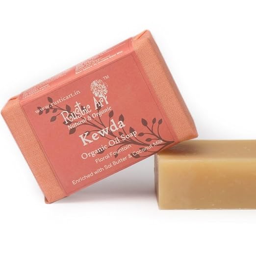 Rustic Art Organic Kewda Soap - 100 gms