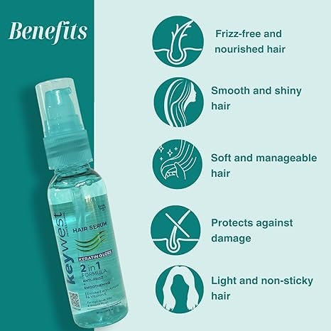 Keywest Professional Keratin Gloss Hair Serum - 50 ml