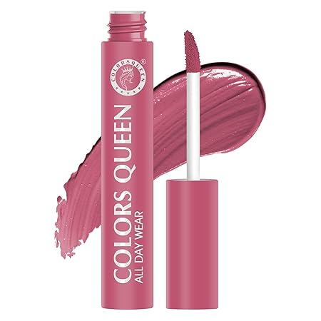 Colors Queen All Day Wear Liquid Lipstick Ruby True - 12 gms