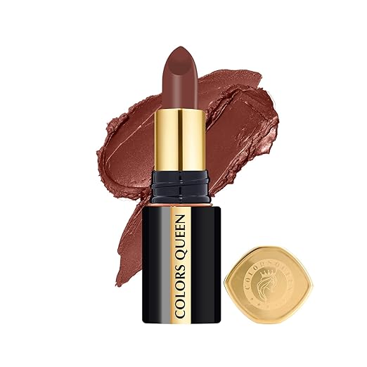 Colors Queen Luxury Matte Non Transfer Lipstick 16 Coffee Commando - 4 gms