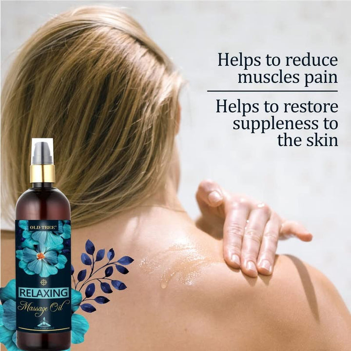 Old Tree Relaxing Body Massage Oil for Men and Women - 250 ml