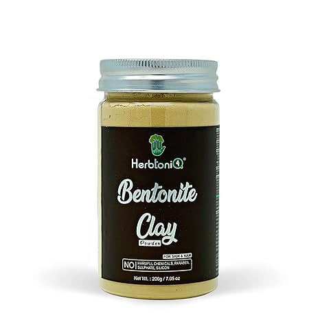 Herbtoniq Organic Bentonite Clay Powder - 200 gms