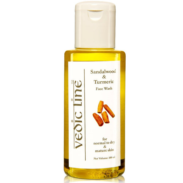 Vedic line Sandalwood & Turmeric Face Wash - 100 ml