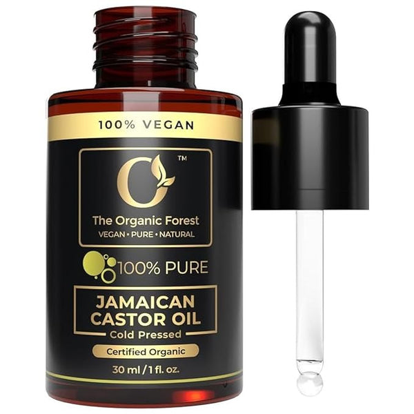 The Organic Forest Organic Black Jamaican Castor Oil - 30 ml