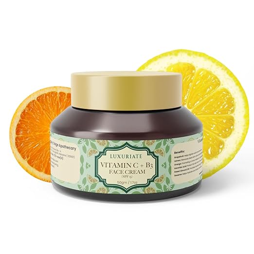 Luxuriate Vitamin C B3 Brightening Face luxury Cream - 50 gms