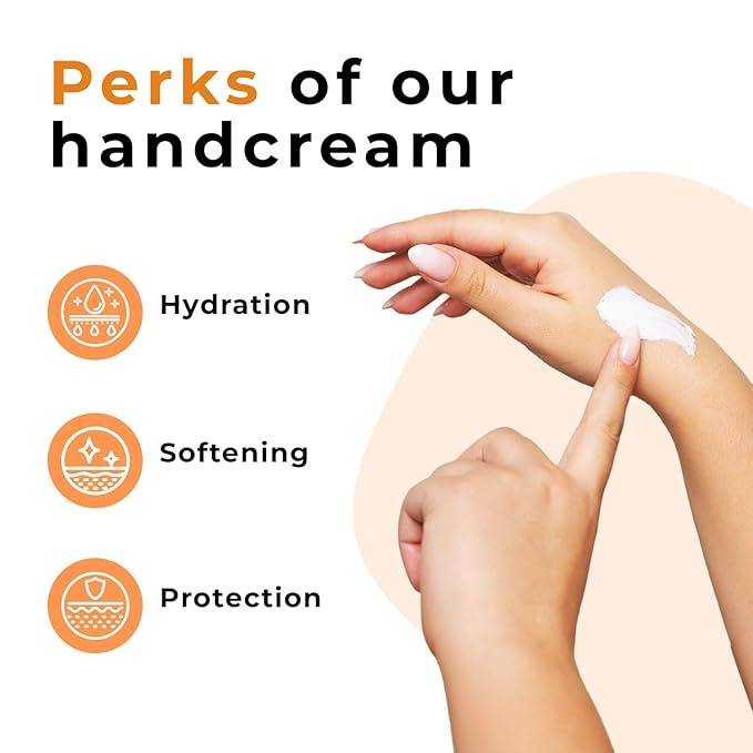 The Organic Forest Plant Based Vitamin C Hand Cream with Sun Protection SPF - 50 ml