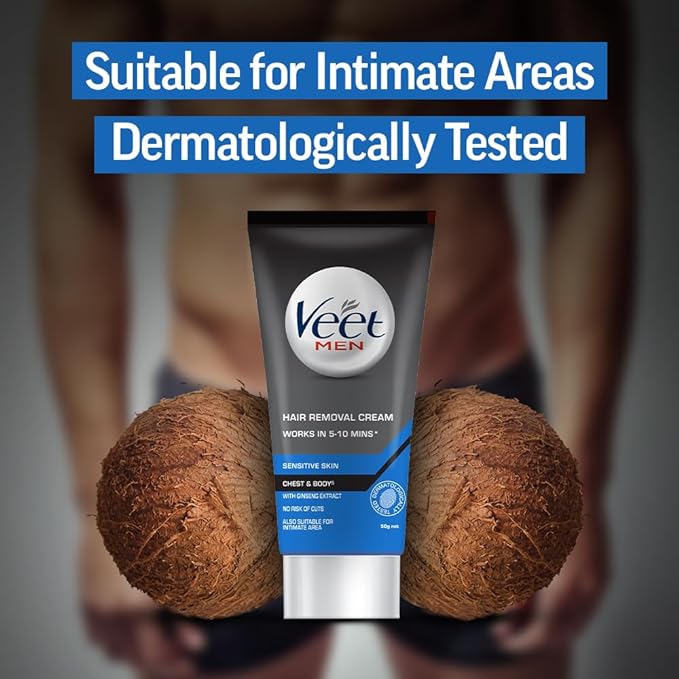 Veet Hair Removal Cream for Men Sensitive Skin - 50 gms
