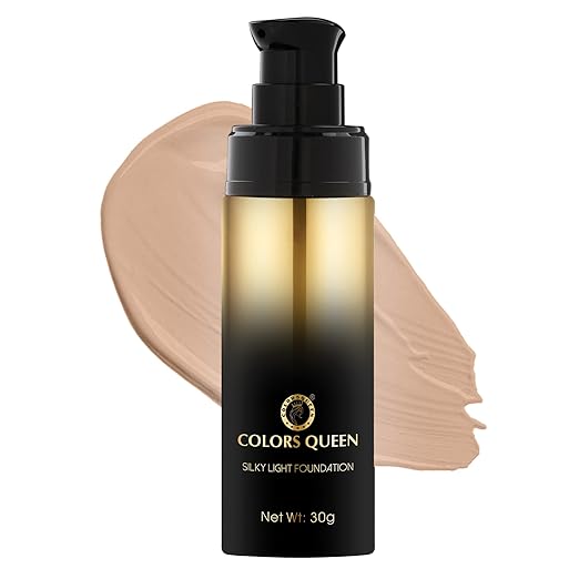 Colors Queen Silky Light Foundation 01 White Ivory - 30 gms