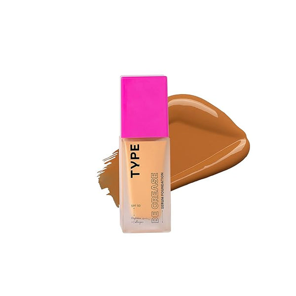 Type Beauty De Crease Serum Foundation Colour 335 Caramel - 153 gms