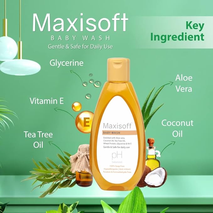 Maxisoft Baby Wash - 100 Ml