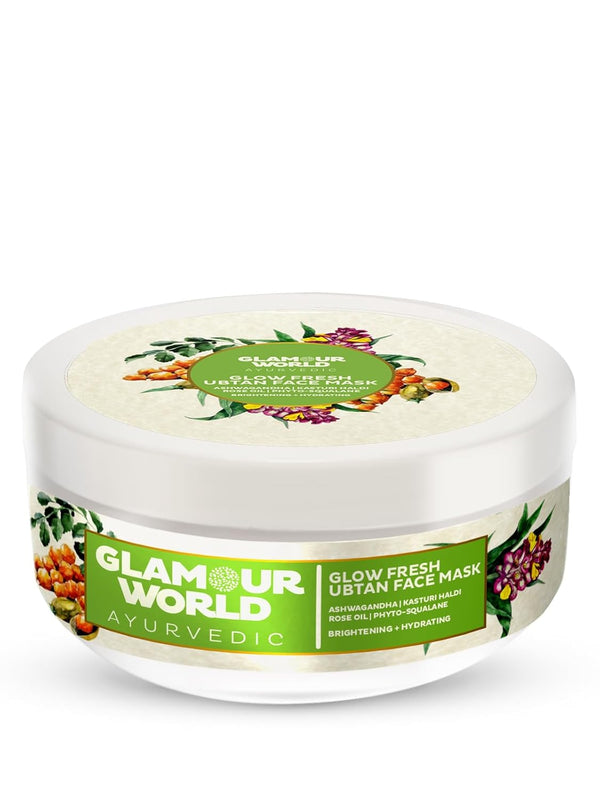 Glamour World Ayurvedic Glow Fresh Ubtan Face Mask - 150 gms