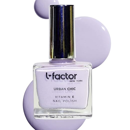 L Factor New York Urban Chic Luxe Nailpaints Purple Lace - 10 ml