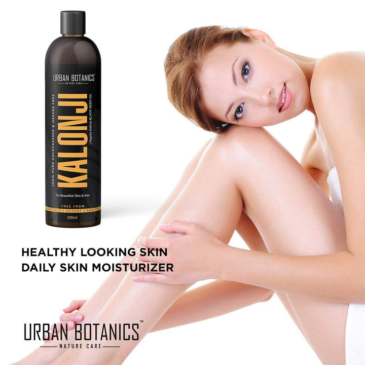 Urban Botanics Premium Cold Pressed Kalonji Oil - 200 ml