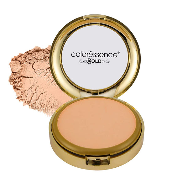 Coloressence Glitterati Compact Powder Gold Range SPF 15 Natural - 10 gms