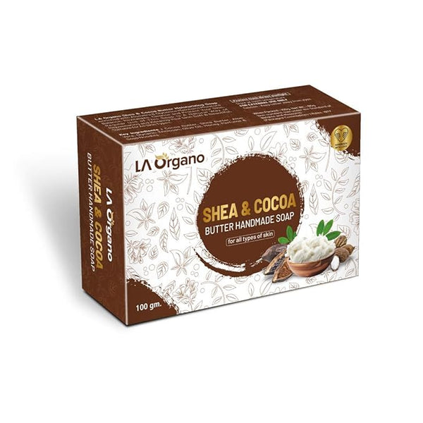 LA Organo Shea & Cocoa Butter Handmade Soap - 100 gms