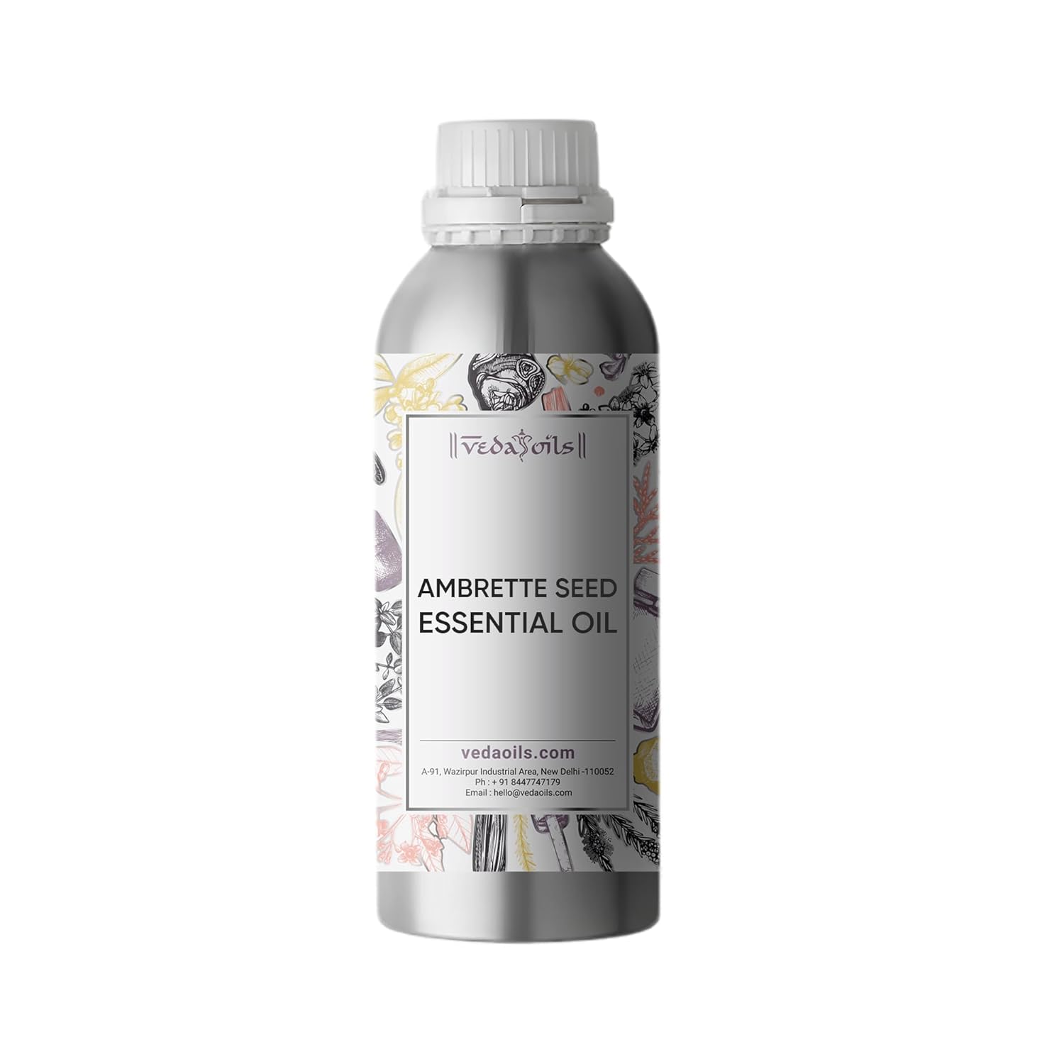 VedaOils Ambrette Seed Essential Oil 100% Pure & Natural - 100 ml ...