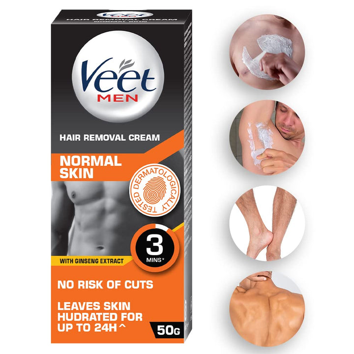 Veet Hair Removal Cream for Men Normal Skin - 50 gms