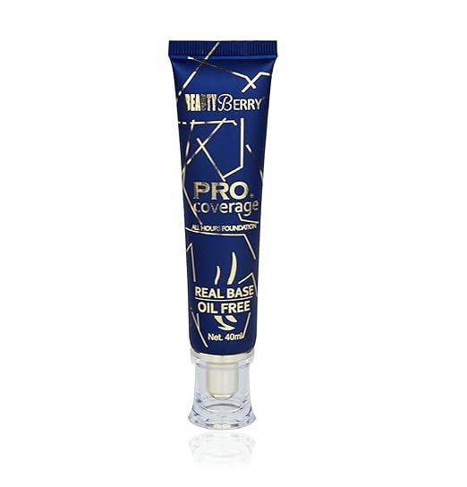 Beauty Berry Pro Coverage All Hours Foundation Real Base Oil Free Pearl - 40 ml