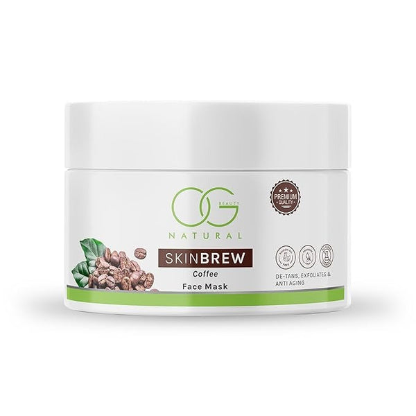 OG BEAUTY Natural SkinBrew Coffee Face Mask - 125 gms