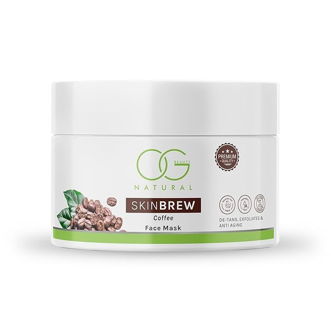OG BEAUTY Natural SkinBrew Coffee Face Mask - 125 gms