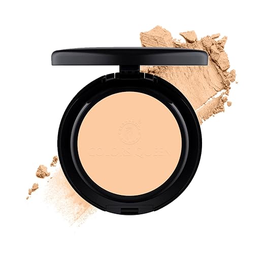 Colors Queen Luminous Silk Compact Powder Natural Nude - 10 gms